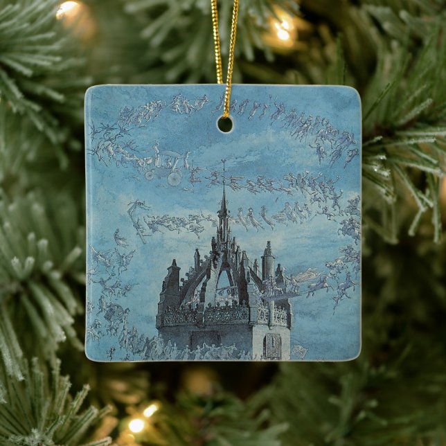 Saint Giles - His Bells by Charles Altamont Doyle Ceramic Ornament (Tree)