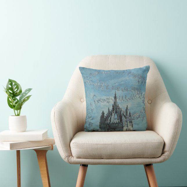 Saint Giles - His Bells by Charles Altamont Doyle Throw Pillow (Chair)