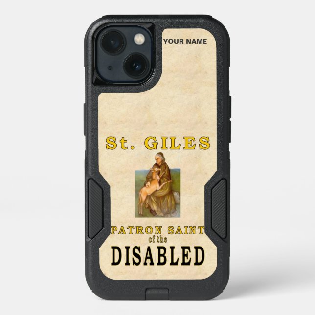 SAINT GILES (Paton Saint of the Disabled) Otterbox iPhone Case (Back)