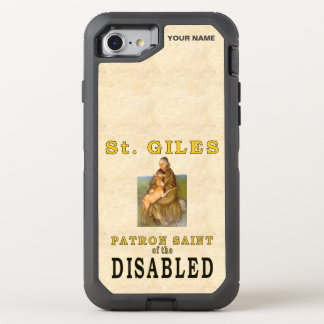 SAINT GILES (Paton Saint of the Disabled) OtterBox Defender iPhone SE/8/7 Case