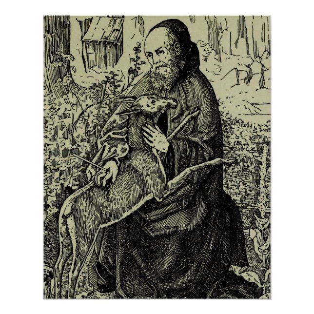 Saint Giles the Hermit Poster (Front)