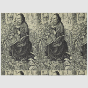 Saint Giles the Hermit Tissue Paper