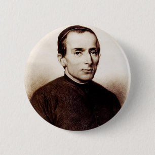 Saint Giuseppe Cafasso Franciscan Priest Button