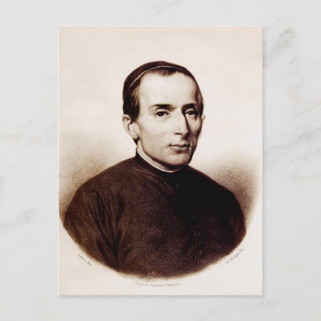 Saint Giuseppe Cafasso Sacred Mercy Art Postcard (Front)