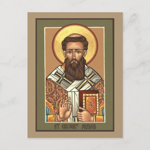 Saint Gregory Palamas Prayer Card