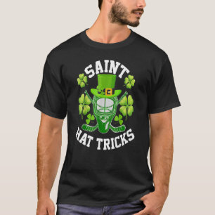 Saint Hat Tricks St Patrick's Day Hockey Hat Trick T-Shirt
