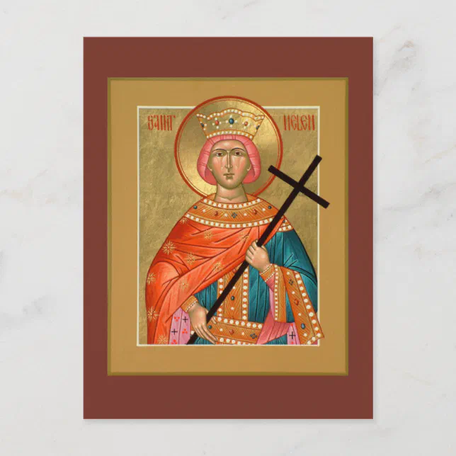 Saint Helen Prayer Card Zazzle
