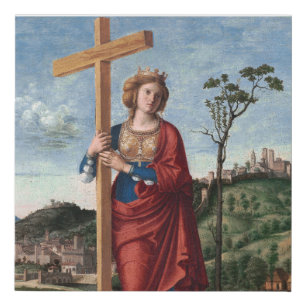 Saint Helena by Cima da Conegliano Faux Canvas Print