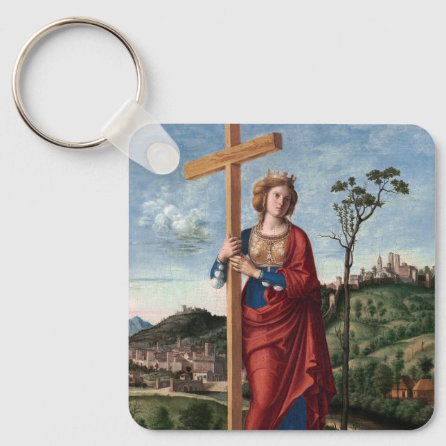 Saint Helena by Cima da Conegliano Keychain (Front)