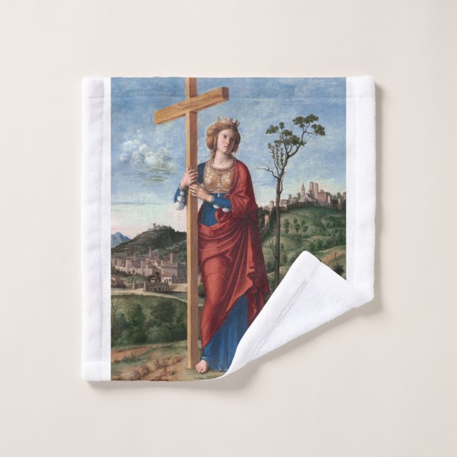 Saint Helena by Cima da Conegliano Wash Cloth (Wash Cloth)