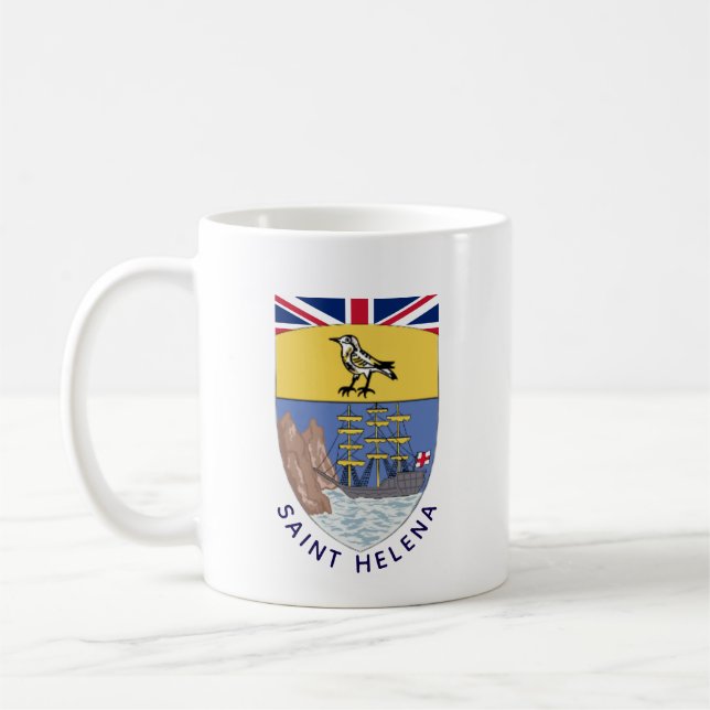 Saint Helena coat of arms Coffee Mug (Left)
