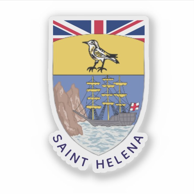 Saint Helena coat of arms Sticker (Front)