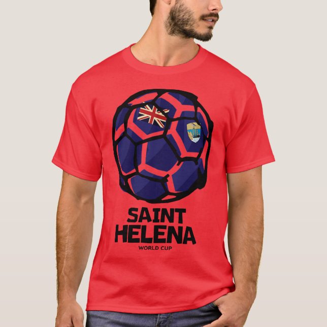 Saint Helena Country Flag T-Shirt (Front)
