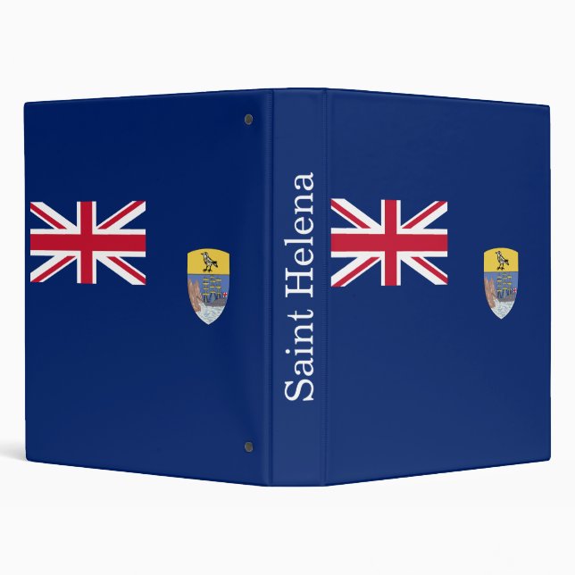Saint Helena Flag 3 Ring Binder (Background)