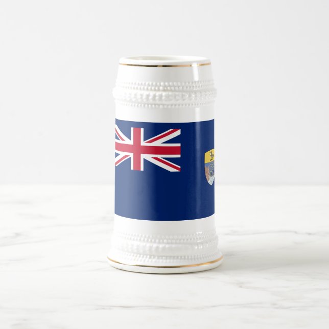 Saint Helena Flag Beer Stein (Center)
