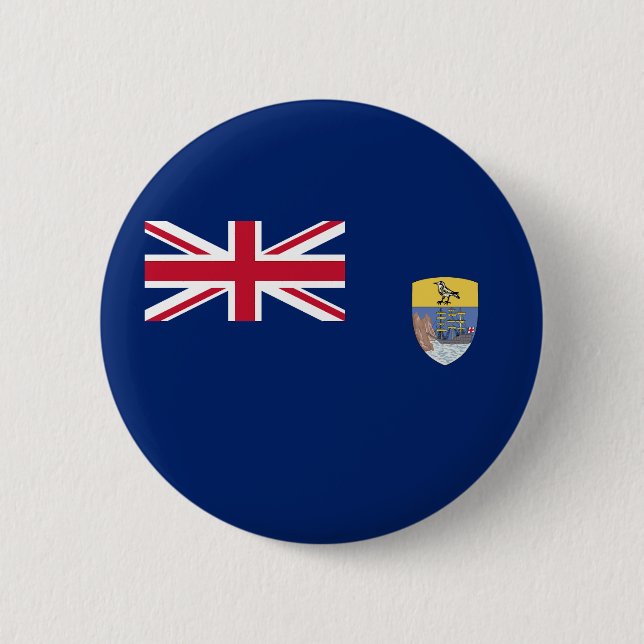 Saint Helena Flag Button (Front)