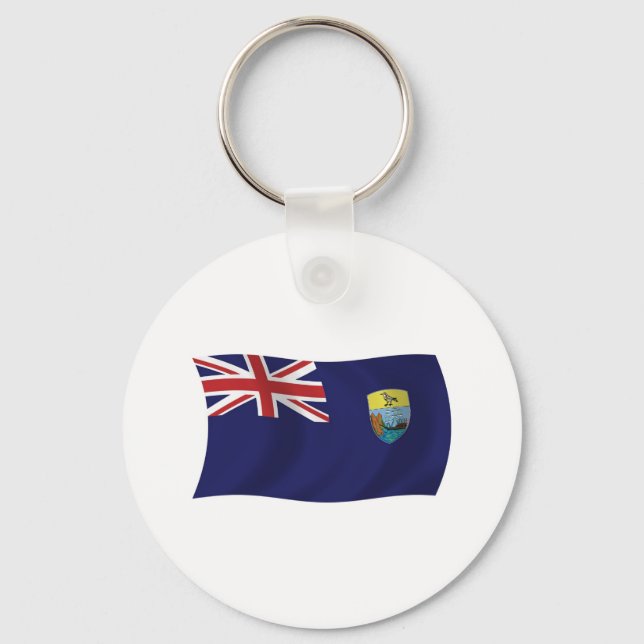 Saint Helena Flag Keychain (Front)