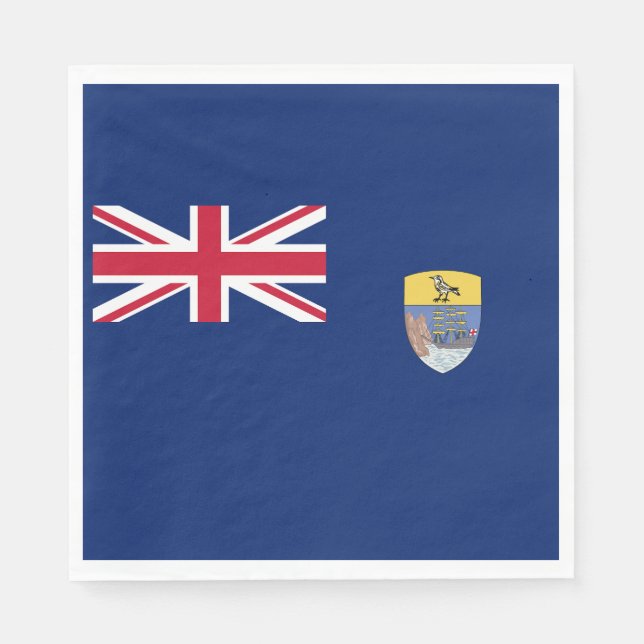 Saint Helena Flag Napkins (Front)