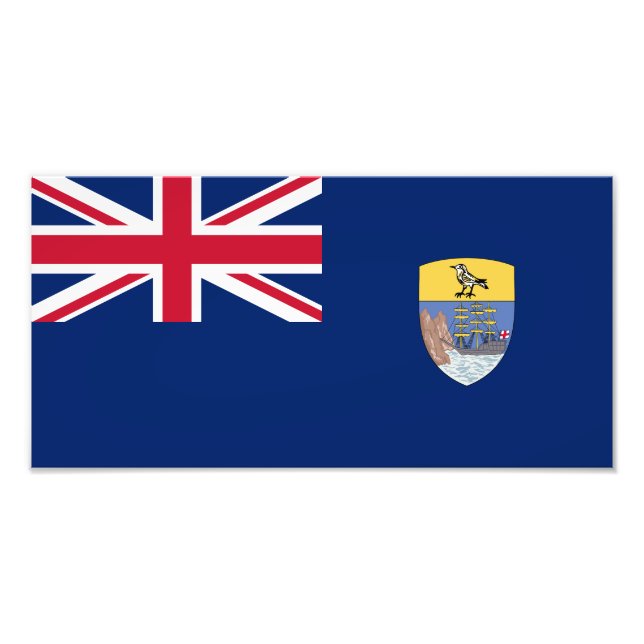 Saint Helena Flag Photo Print (Front)