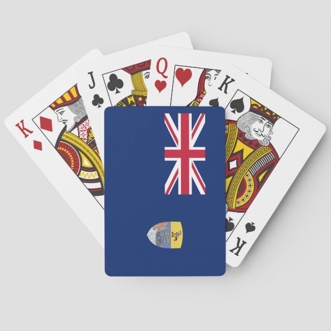 Saint Helena Flag Poker Cards (Back)