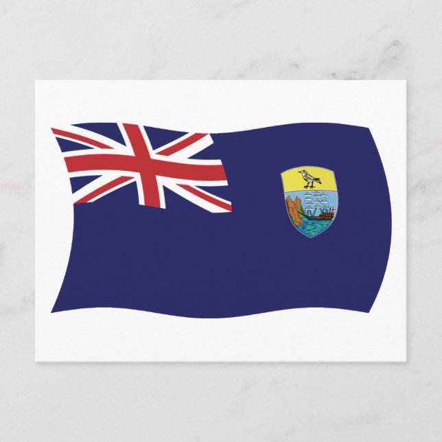 Saint Helena Flag Postcard (Front)