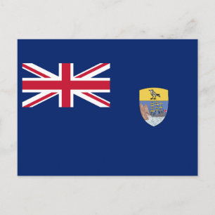 Saint Helena Flag Postcard