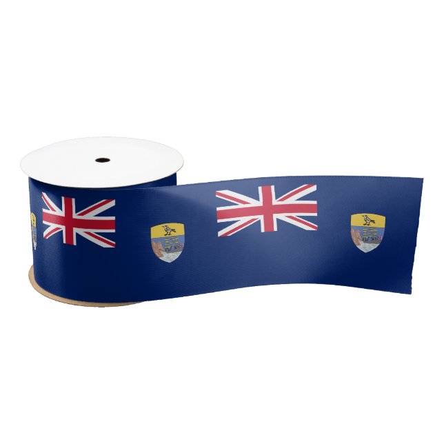 Saint Helena Flag Satin Ribbon (Spool)