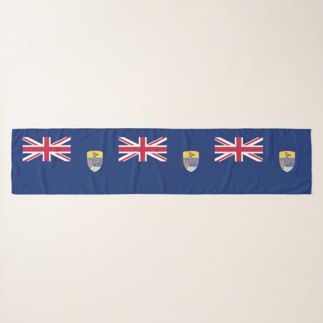 Saint Helena Flag Scarf (Front (Horizontal))