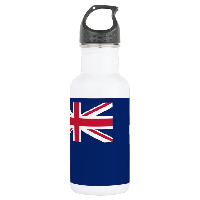 Saint Helena Flag Stainless Steel Water Bottle (Front)
