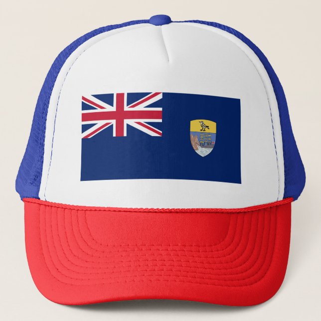 Saint Helena Flag Trucker Hat (Front)