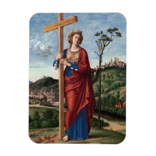 Saint Helena with the True Cross Sacred Art Magnet