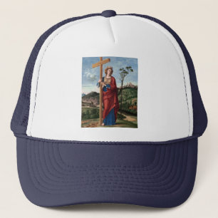 Saint Helena with the True Cross Sacred Art Trucker Hat