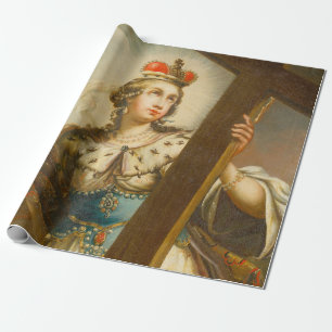 Saint Helena with the True Cross Sacred Art Wrapping Paper