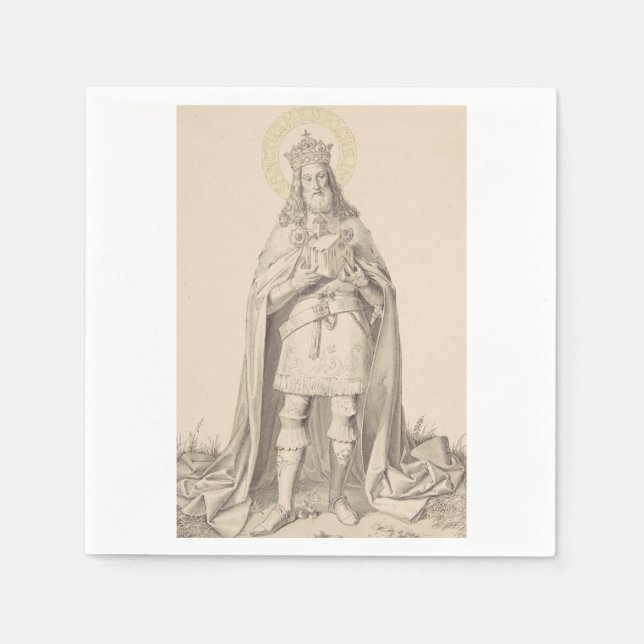 Saint Henry II the Holy Roman Emperor Napkins (Front)