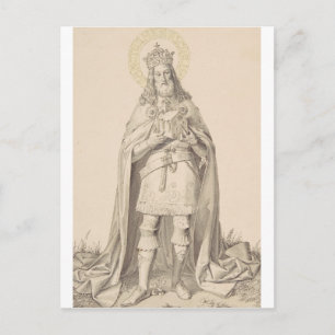 Saint Henry II the Holy Roman Emperor Postcard