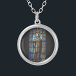 Saint Hilary of Poitiers Silver Plated Necklace<br><div class="desc">Saint Hilary of Poitiers  was Bishop of Poitiers and a Doctor of the Church. His name comes from the Latin word for happy or cheerful.</div>