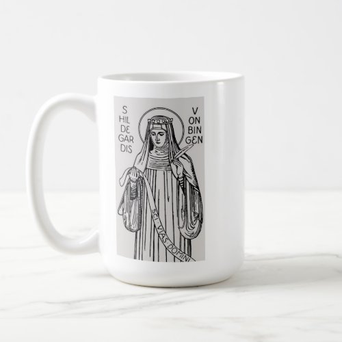 Saint Hildegard of Bingen Benedictine abbess Coffee Mug