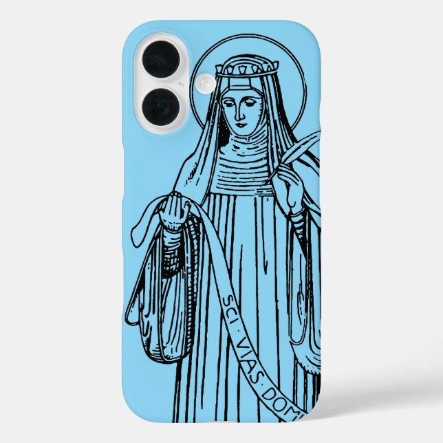 Saint Hildegard of Bingen Medieval Mystic Case-Mate iPhone Case (Back)