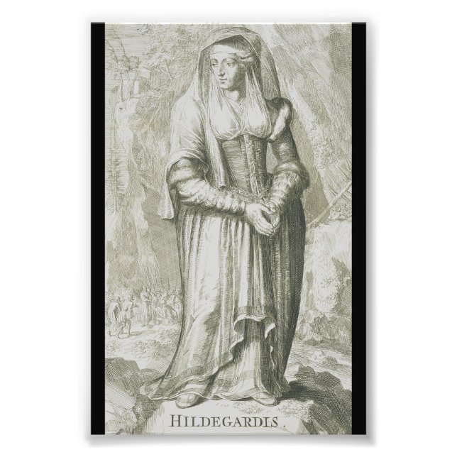 Saint Hildegard of Bingen Photo Print (Front)