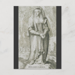 Saint Hildegard of Bingen Postcard