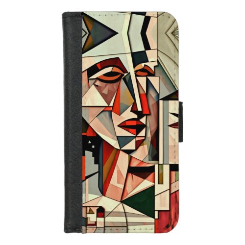 Saint homme cubism iPhone 87 wallet case