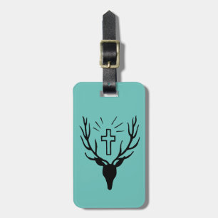 Saint Hubert's Stag Luggage Tag