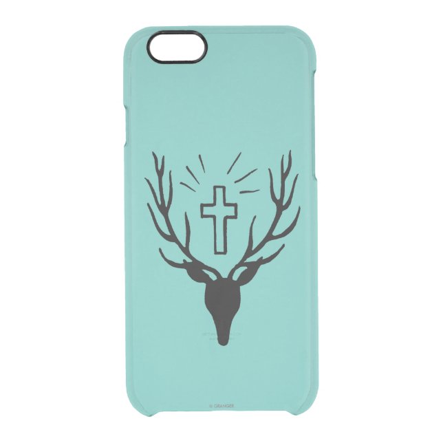 Saint Hubert's Stag Uncommon iPhone Case (Back)