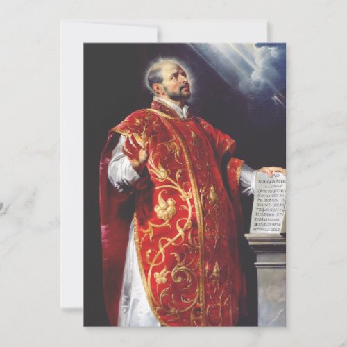 Saint Ignatius of Loyola Holiday Card