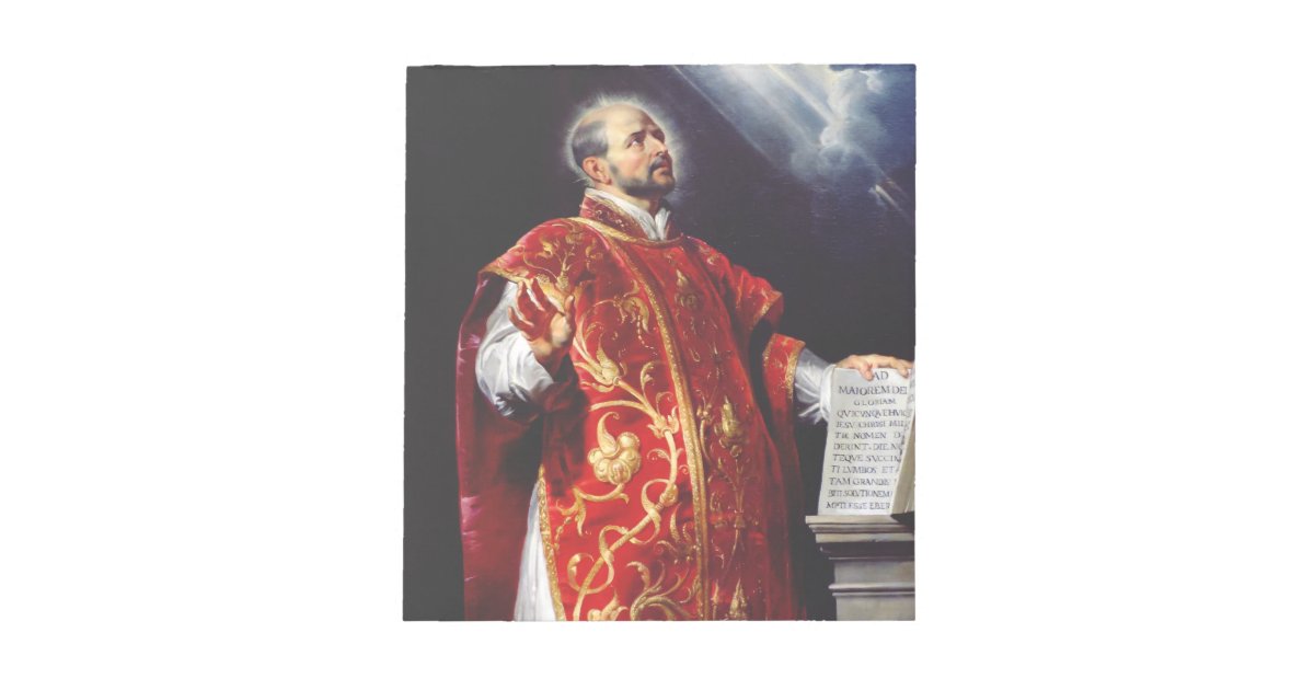 Saint Ignatius of Loyola Notepad | Zazzle