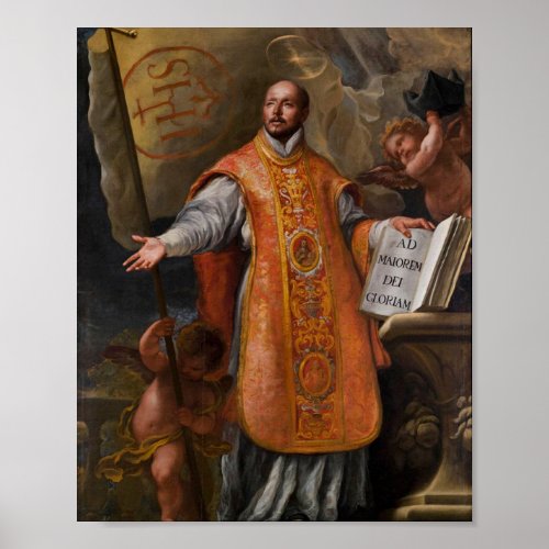 Saint Ignatius Of Loyola Poster