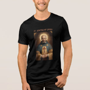 Saint Ignatius of Loyola Roman Catholic Tri-Blend Shirt