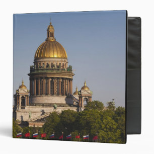 Saint Isaac Cathedral, from the Neva River 3 Ring Binder