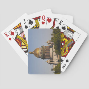 Saint Isaac Cathedral, from the Neva River Poker Cards