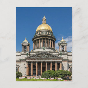 Saint Isaac's Cathedral in Saint Petersburg Russia Postcard